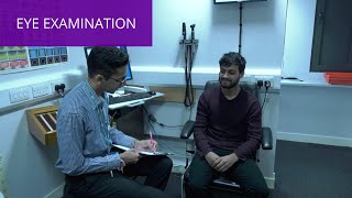 History and symptoms check - What to expect during your eye examination