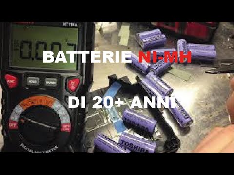 Video: Potete ricondizionare le batterie NiMH?