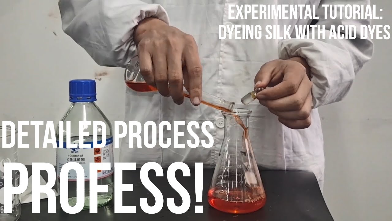 Experimental Tutorial How to Dye Silk with Acid Dyes YouTube