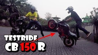 TESTRIDE CB150R - MOTORNYA EMPUK ENAK BUAT WHEELIE STOPIE