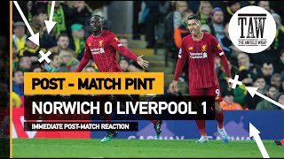 Norwich 0 Liverpool 1 | Free Post Match Pint