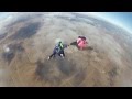 Triple Wingsuit Rodeo and Julies 100th Skydive