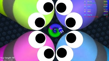 Slither.io A.I. 100,000- Score Epic Slitherio Gameplay! #289