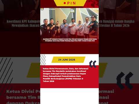 PEKAN INFORMASI KPU KABUPATEN BANGGAI | 19-24 JUNI 2026.