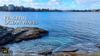 Peaceful Ocean Waves in Sydney 🌊 Relaxing Nature Sounds for Sleep, Study & Stress Relief | 4K