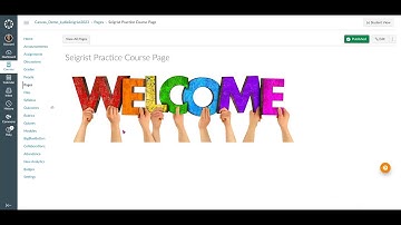 Canvas Tutorial: Creating a Customized Course Homepage