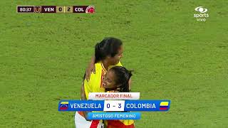 Selección Colombia femenina vs Venezuela EN VIVO partido preparatorio
