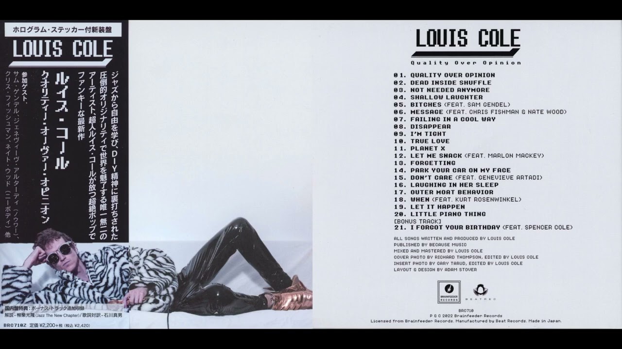 Louis Cole returns with new single Let It Happen