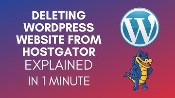 How To Delete WordPress Website From HostGator? (2024)