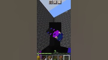 Noob Trap Me In Big Bedrock Cage #shorts #minecraft