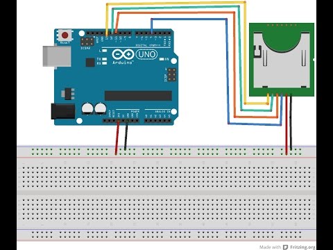 Подключение модуля micro SD card к Arduino. Запись значений в файл