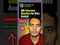 Top SQL Interview Questions for Data Analysts 2025 | Subqueries & Row Number Explained |Tuning Data