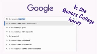 Is the Honors College at GCU hard?
