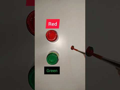 Red Green Color Mixing Shorts