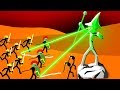 Crazy Stickman Laser Statues Defend the Enemy Base in Stick War Legacy!