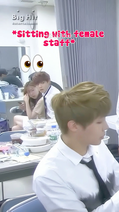 Times Jungkook Was Close To Female Staff 😲😍 #shorts #bts #jungkook