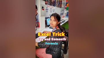 Excel day and Eomonth formula Tricks #shortsfeed #shortvideo #exceltricks #exceltutorial #viralvideo