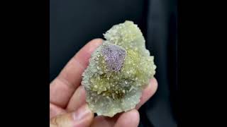Video preview: Purple and Green Octahedral Fluorite — Fujian | Natural Mineral Specimen