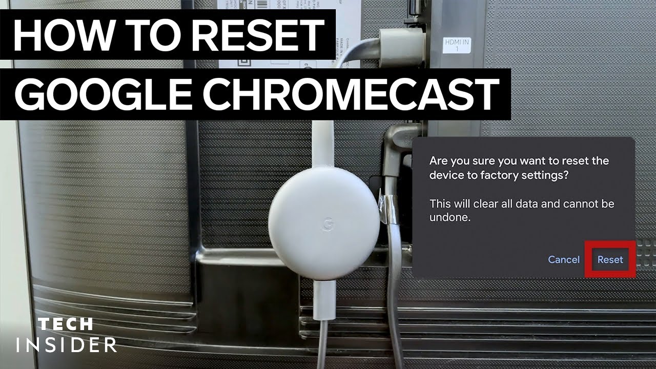 How Reset Chromecast YouTube