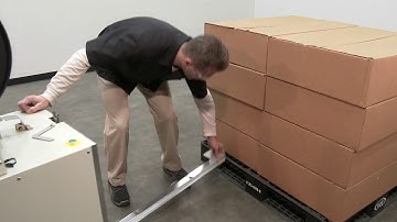 Vestil Semi-Automatic Pallet Probe Strapping Machine