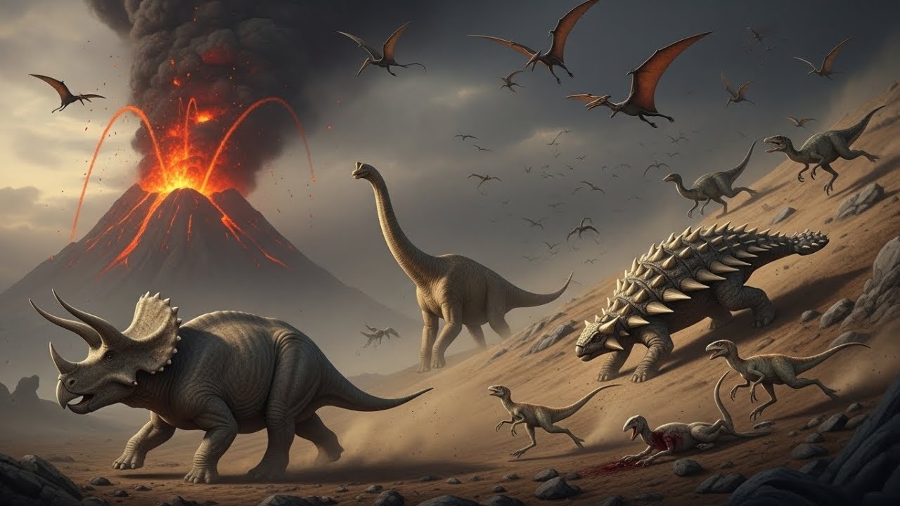 66 Million Years Ago: VOLCANIC PURGATORY Witness the Last 24 Hours of the Dinosaurs.
