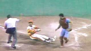 1980 NLCS Gm5: Rose throws out Campbell trying to score