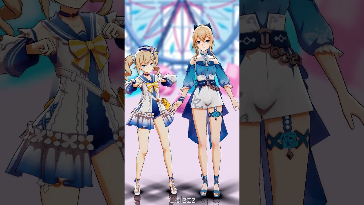 Barbara & Jean Vanitosa Dance【Genshin Impact MMD】 