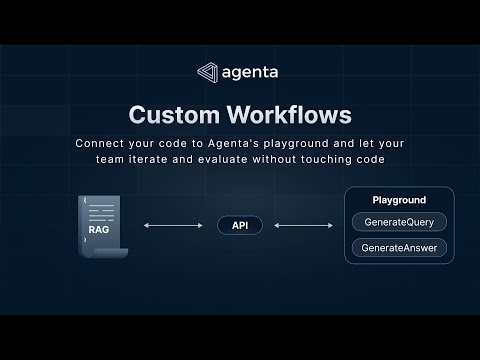 Connect Your LLM App to Agenta: Custom Workflows | Launch Week Day 2