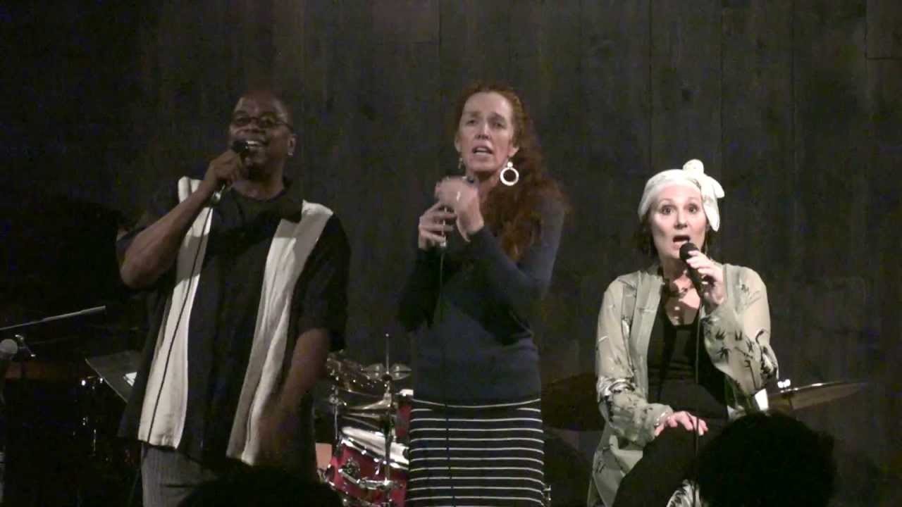 3 Face Front Emile Hassan, Ashley Maher,  Cecily Gardner w/ Fish to Birds at the Blue Whale