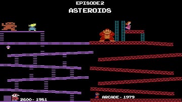 Arcade Games Vs Atari 2600 - Asteroids