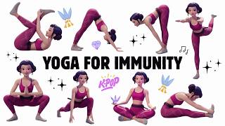 Yoga for Immunity | KPOP Yoga with Zoey | Kids Yoga | Yoga Magic Club