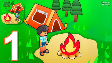 Davids Campground - Gameplay Walkthrough Part 1 Forest Camping Adventure (iOS, Android)