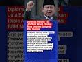 Diplomasi Prabowo: 150 Juta Barel Minyak Pasokan Rusia Amankan Konsumsi BBM Nasional #matalokal