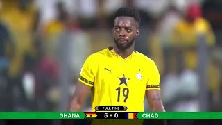 GHANA🇬🇭 VS 🇹🇩CHAD (5-0) GOALS AND HIGHLIGHTS! BLACK STARS NEWS!