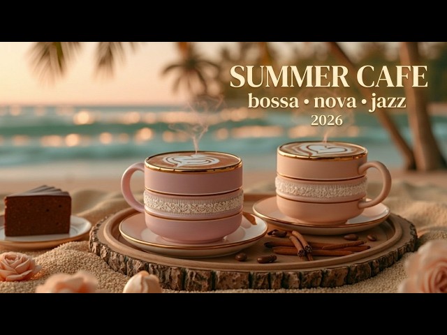 Summer Cafe Bossa Nova Jazz 2026 | Relaxing Tropical Rhythms