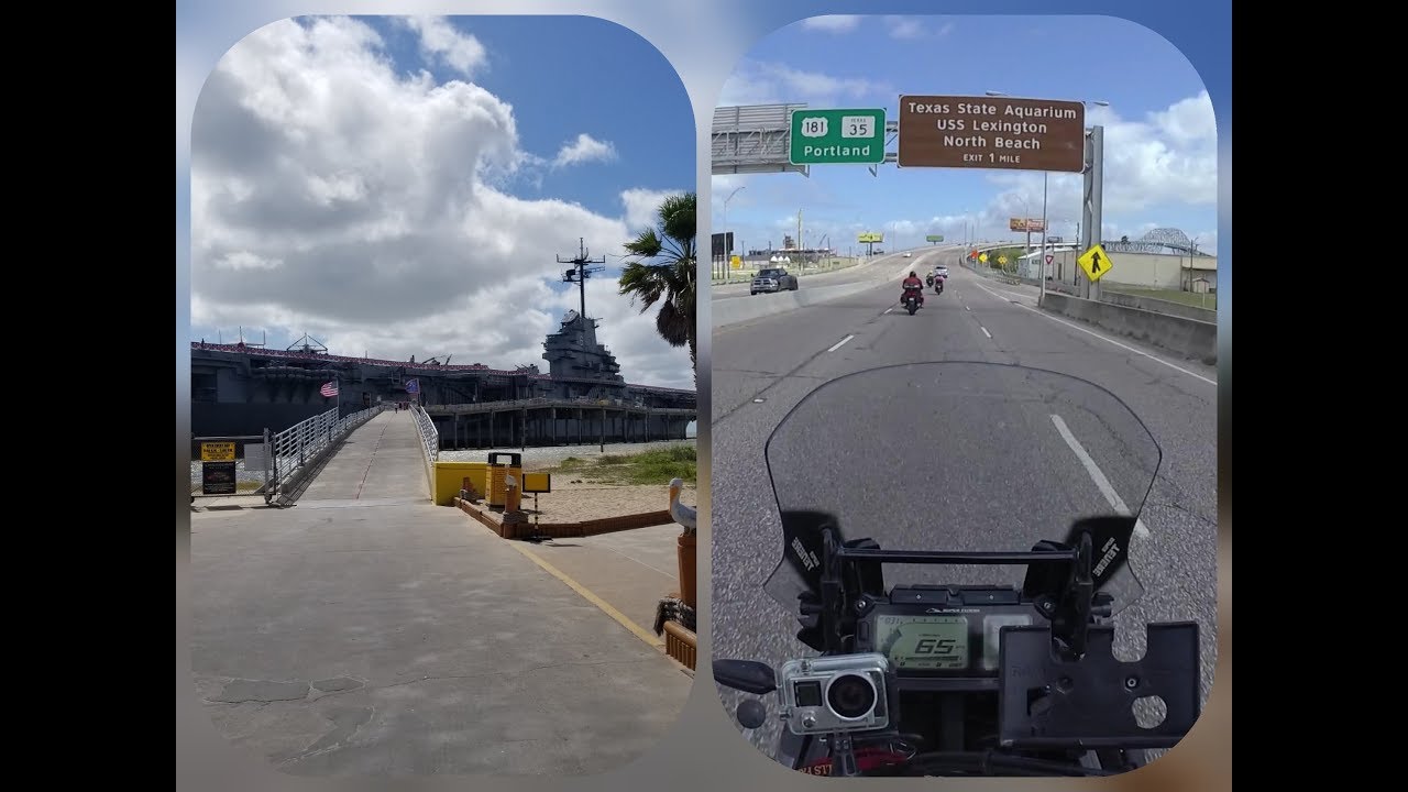 Motorcycle Ride to Corpus Christi USS Lexington Tour YouTube