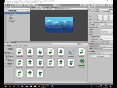 Como fazer a camera seguir o PlayerUnity2D - YouTube