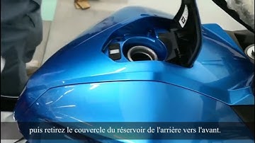 ZONTES ZT310X FUEL TANK FAIRING REMOVAL FRENCH SUBS