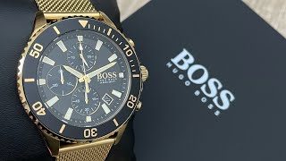 Hugo Boss Admiral Chronograph Men’s Watch 1513906 (Unboxing) @UnboxWatches