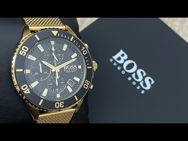 Men\'s - Chronograph @UnboxWatches Watch Boss 1513906 (Unboxing) Admiral Hugo YouTube