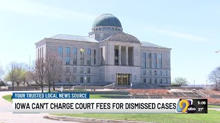 Iowa Supreme Court rules state can’t charge low-income defendants in dismissed cases