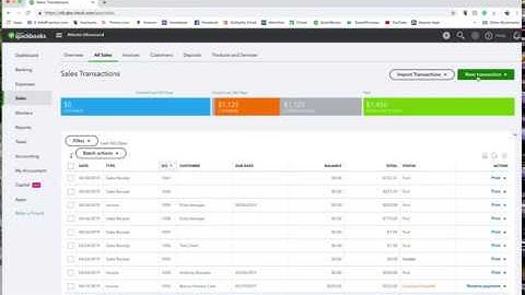 Creating an Invoice to Bill a client in Quickbooks