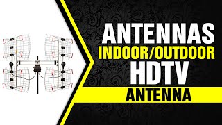 ANTENNAS DIRECT 8 Element Bowtie Indoor/Outdoor HDTV Antenna - 70 Mile Range - DB8e