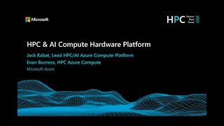 2021 Azure HPC AI Partner Boot Camp Day2