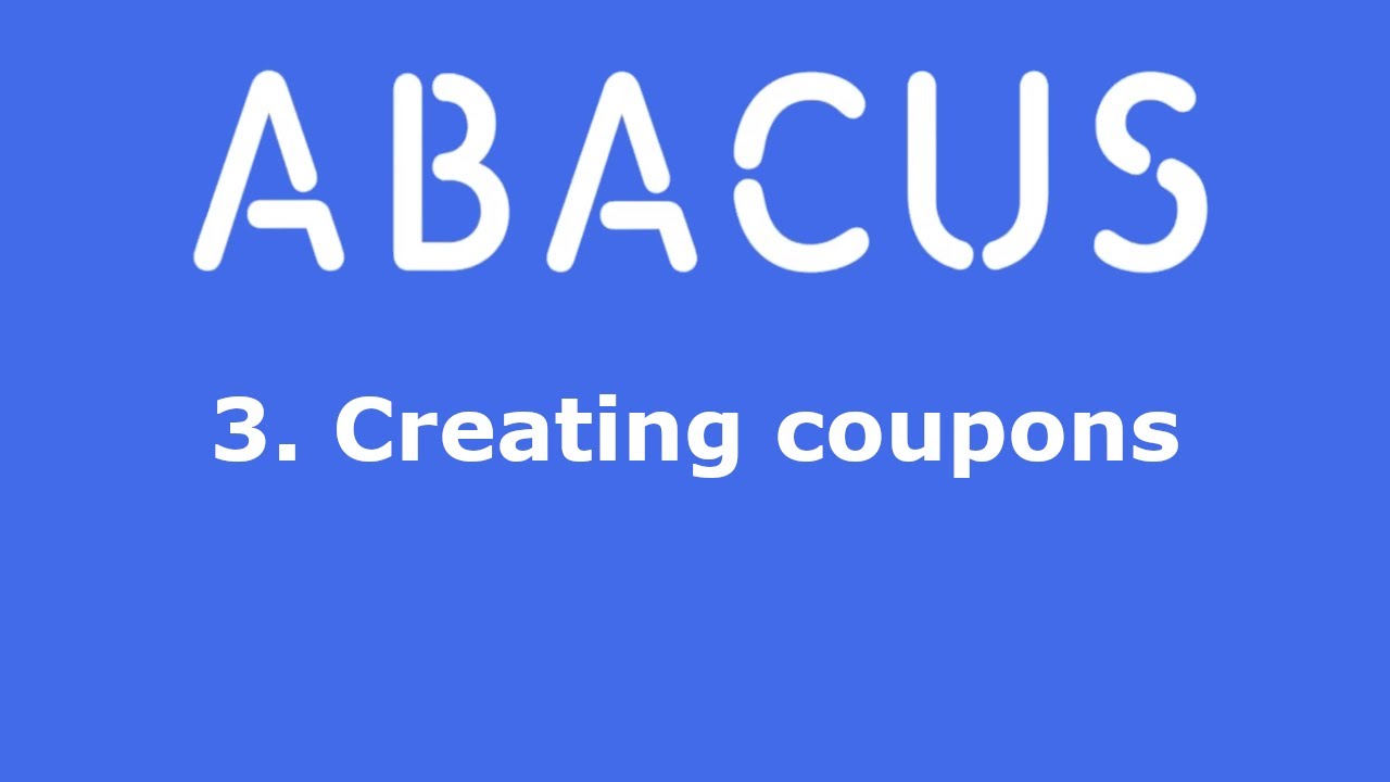 3. Creating coupons YouTube