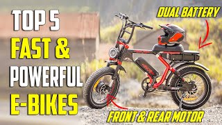 Top 5 Best Fast And Powerful E Bikes of 2024 | Fast and Furious Rides for the Adventurous