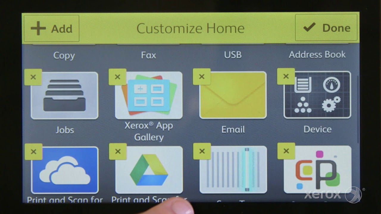 Xerox VersaLink Quick Tip Customize Your Home Screen YouTube