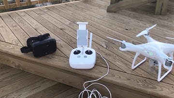 DJI phantom 4 cheap VR headset with litchi app