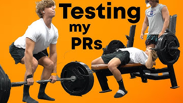 Testing my one rep maxes (Age 17 Bw:140)