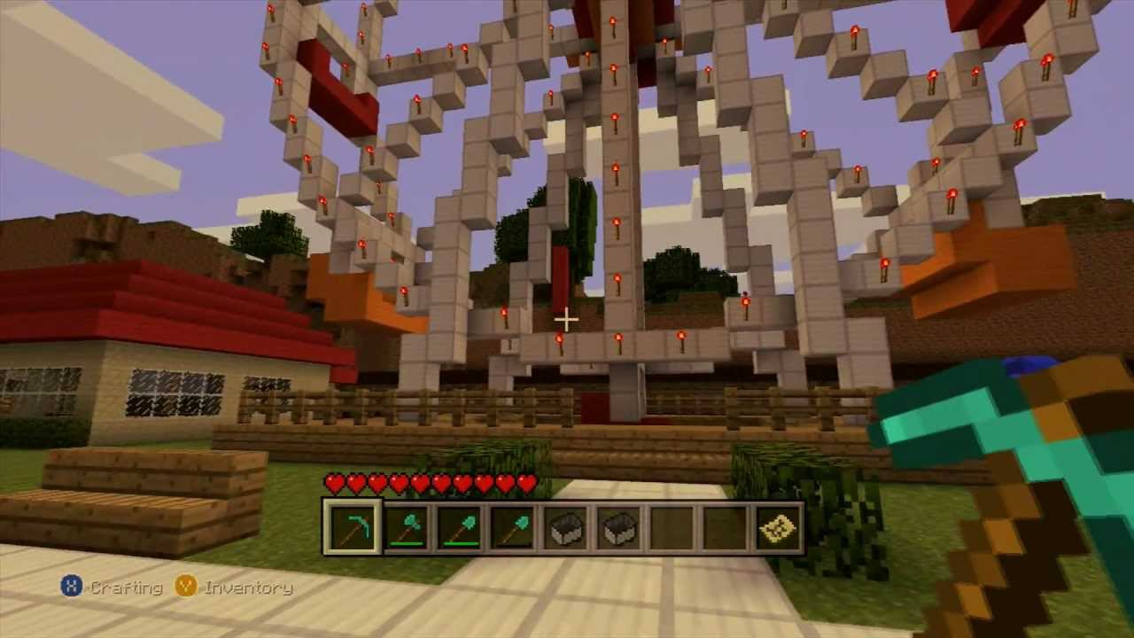 Minecraft Amusement park (xbox 360 build) - YouTube